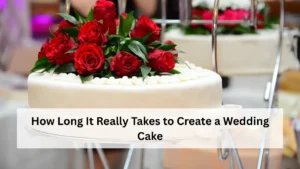 How Long It Really Takes to Create a Wedding Cake